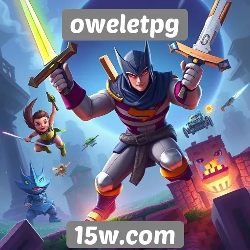 Variedade de jogos disponíveis na plataforma oweletpg